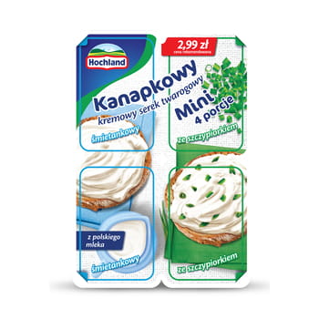 Hochland Mini-Sahne-Sandwich mit Schnittlauch 120g