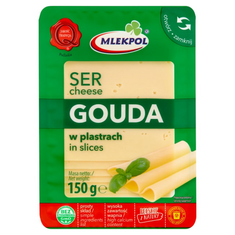 Gouda Mlekpol gelbe Käsescheiben 150g