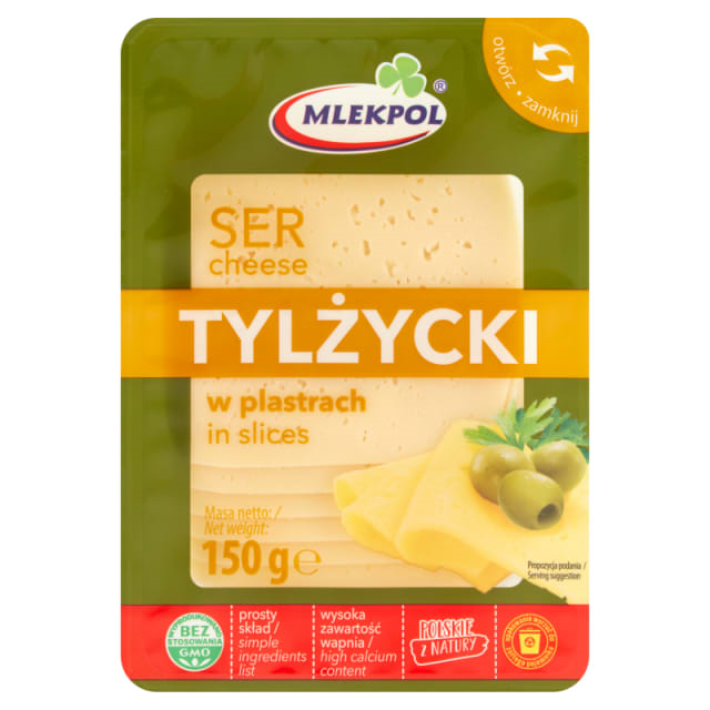 Tylżycki Mlekpol gelbe Käsescheiben 150g