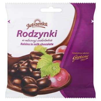 Jutrzenka Rosinen in Milchschokolade 80g