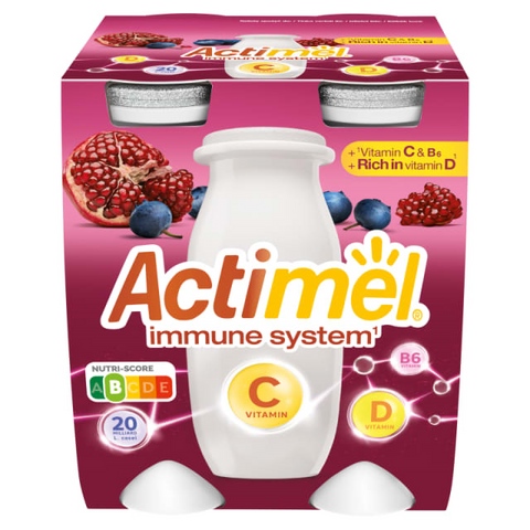 Actimel Granatapfel-Heidelbeere mit Vit. C 4x100g