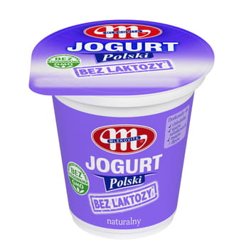 Natürlicher polnischer Joghurt ohne Laktose 150g Mlekovita