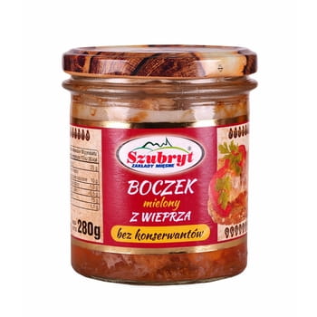 Gehackter Schweinefleischspeck Szubryt 280g