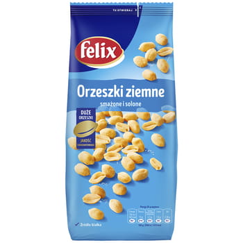 Gebratene und gesalzene Erdnüsse Felix 800g