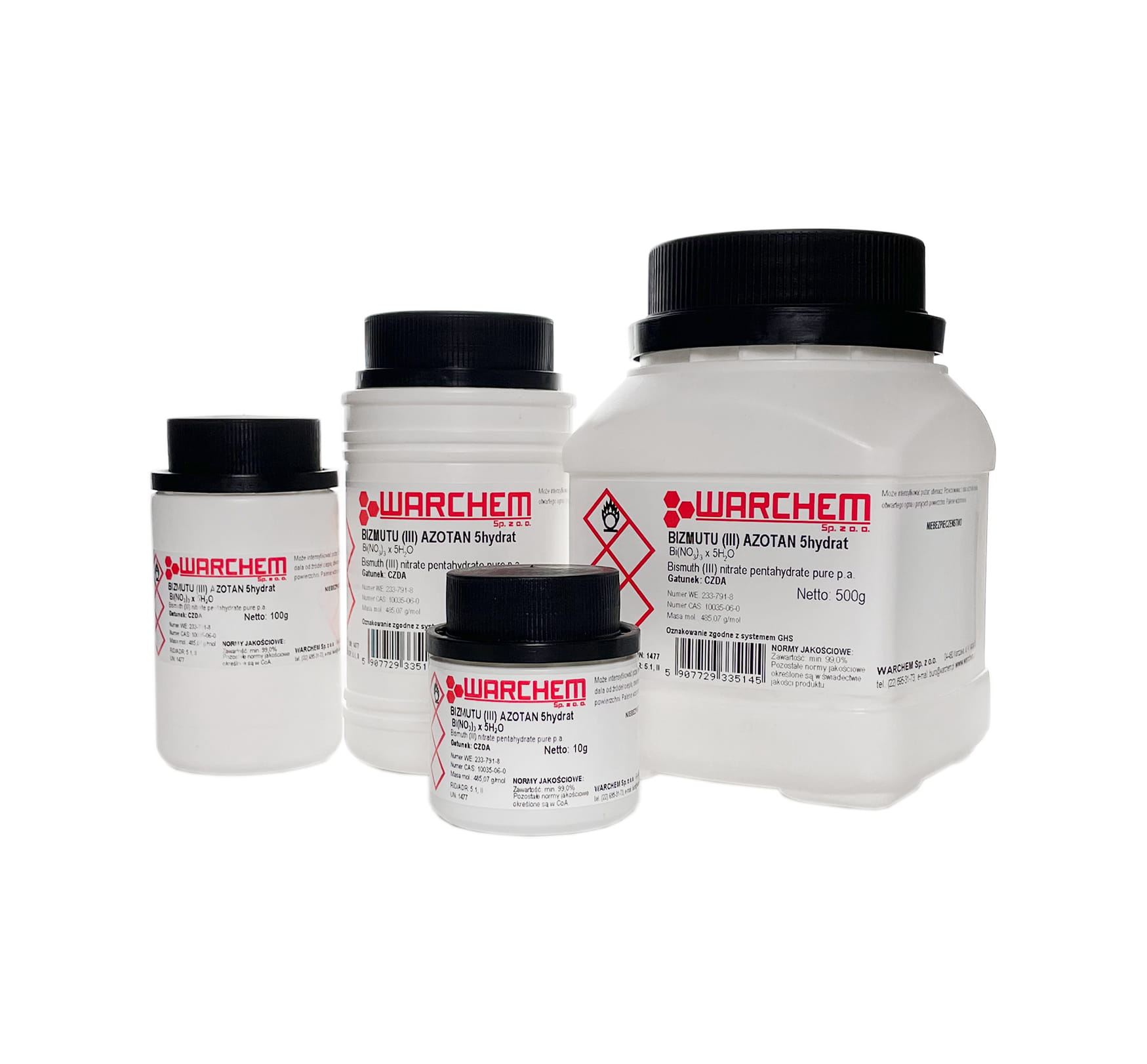 WISMUT (III) NITRAT 5hydrat - REIN 10g WARCHEM