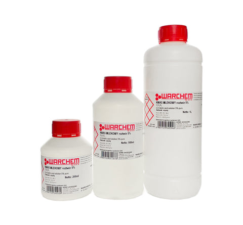 MILCHSÄURE-Lösung 5 % - rein 100 ml WARCHEM