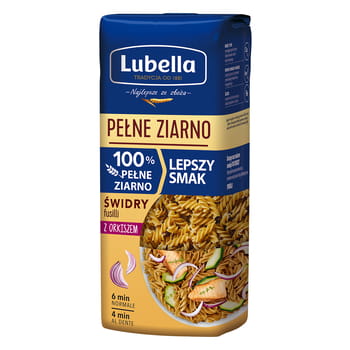 Nudelbohrer-Fusilli mit Dinkel-Lubella-Vollkorn 400g