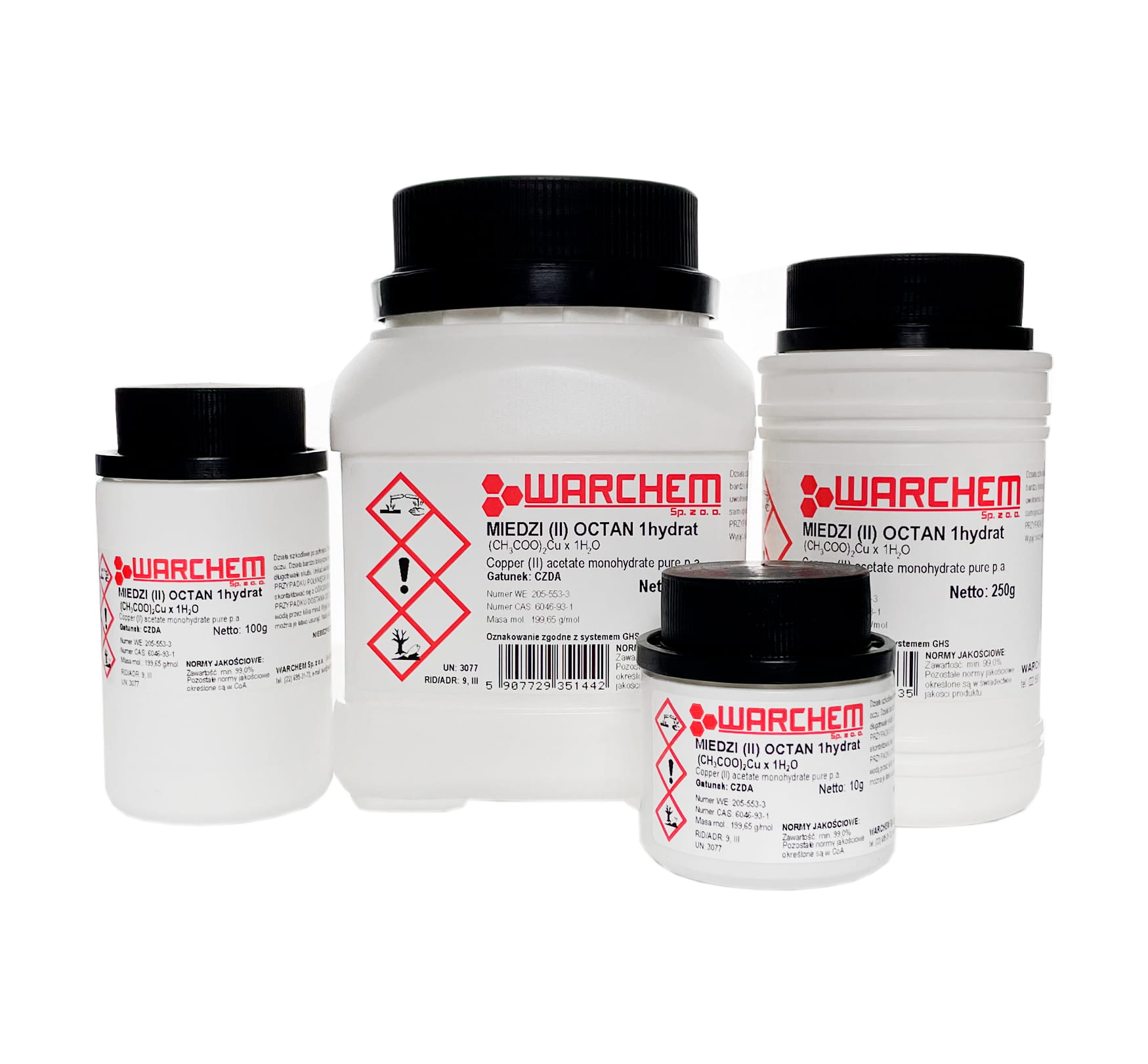 KUPFER(II)-ACETAT 1hydrat - REIN 10g WARCHEM