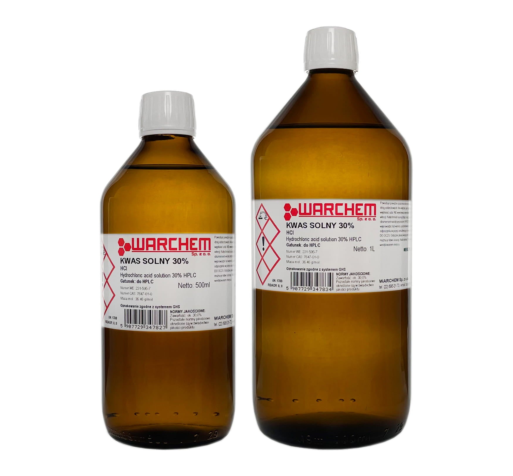 Salzsäurelösung 30 % – für HPLC 500 ml WARCHEM