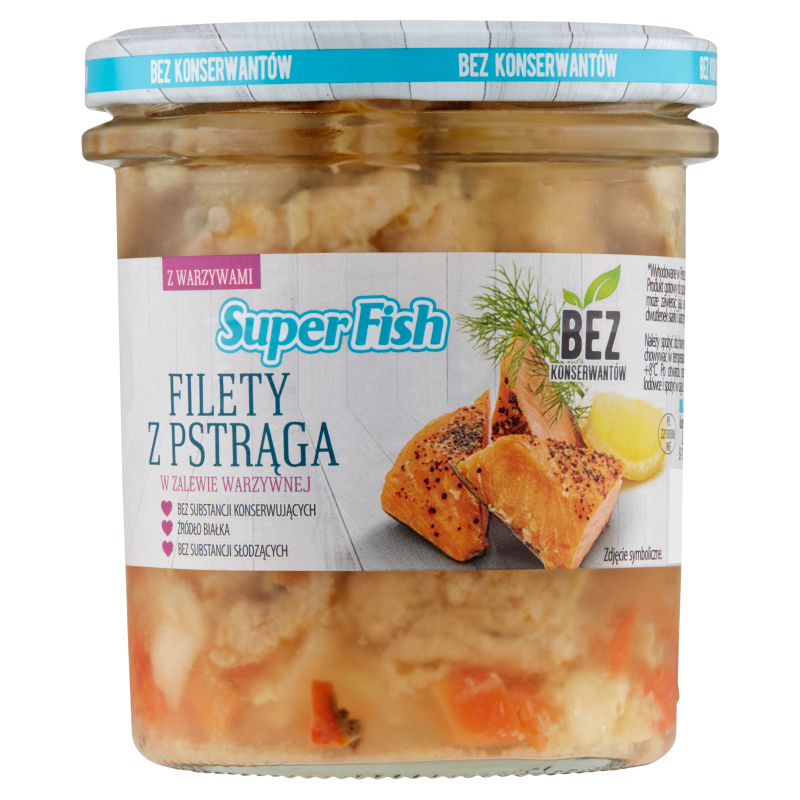 Forellenfilets in Gemüselake SuperFish 300g