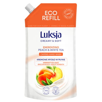 Flüssigseife Luksja Creamy&Soft Pfirsich und weißer Tee 400ml