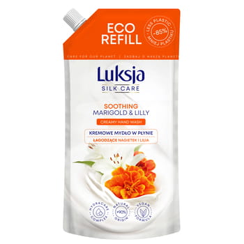 Flüssigseife Luksja Silk Care Ringelblume und Lilie, Nachfüllung 500 ml