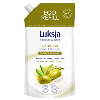 Flüssigseife Luksja Creamy & Soft Oliven- und Joghurtfond 400ml