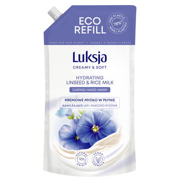 Flüssigseife Luksja Creamy&Soft Lein- und Reismilchbrühe 900 ml