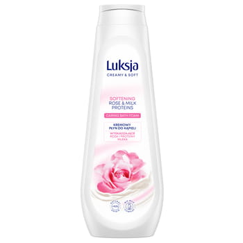 Badeschaum Luksja Creamy&Soft Rosen- und Milchproteine 900 ml