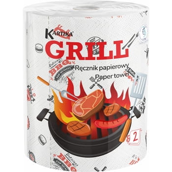 Papiertuch 2-lagig Grill 1 Rolle Kartika