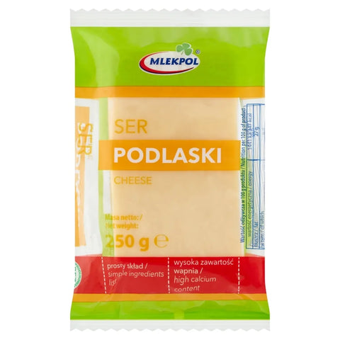 Gelber Käse am Stück Podlaski Mlekpol 250g