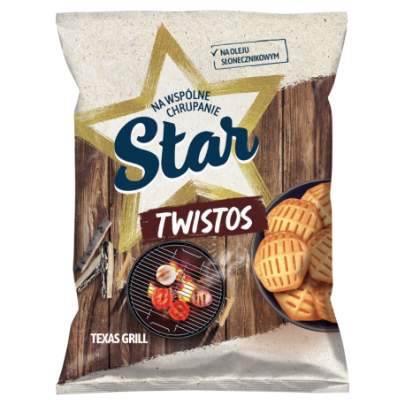 Texas Grillchips Twistos Star 110g