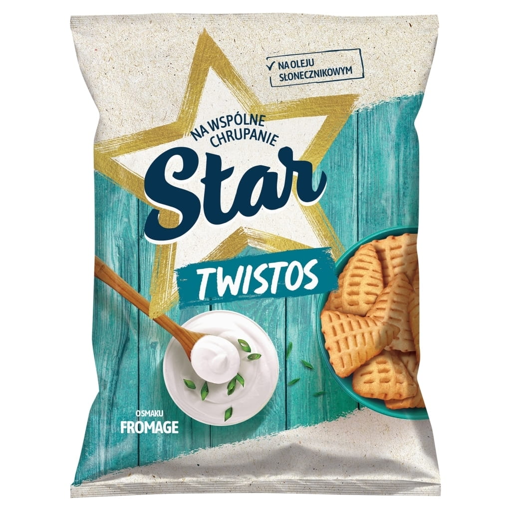 Twistos Star Frischkäsechips 110g