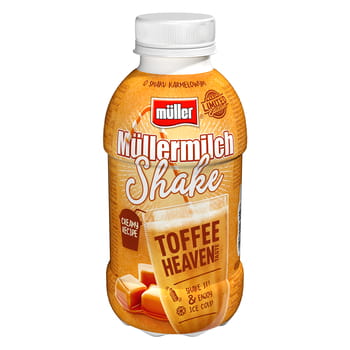 Milchgetränk Müllermilch Shake mit Toffeegeschmack 400g