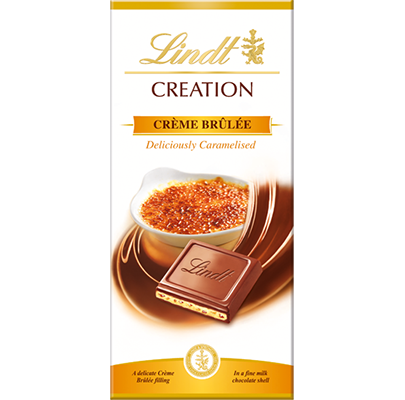 Schokoladenkreation Crème Brûlée Lindt 150g