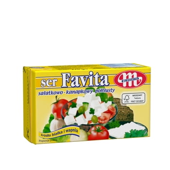 Salatkäse Favita 12 % mit Mlekovita 270 g