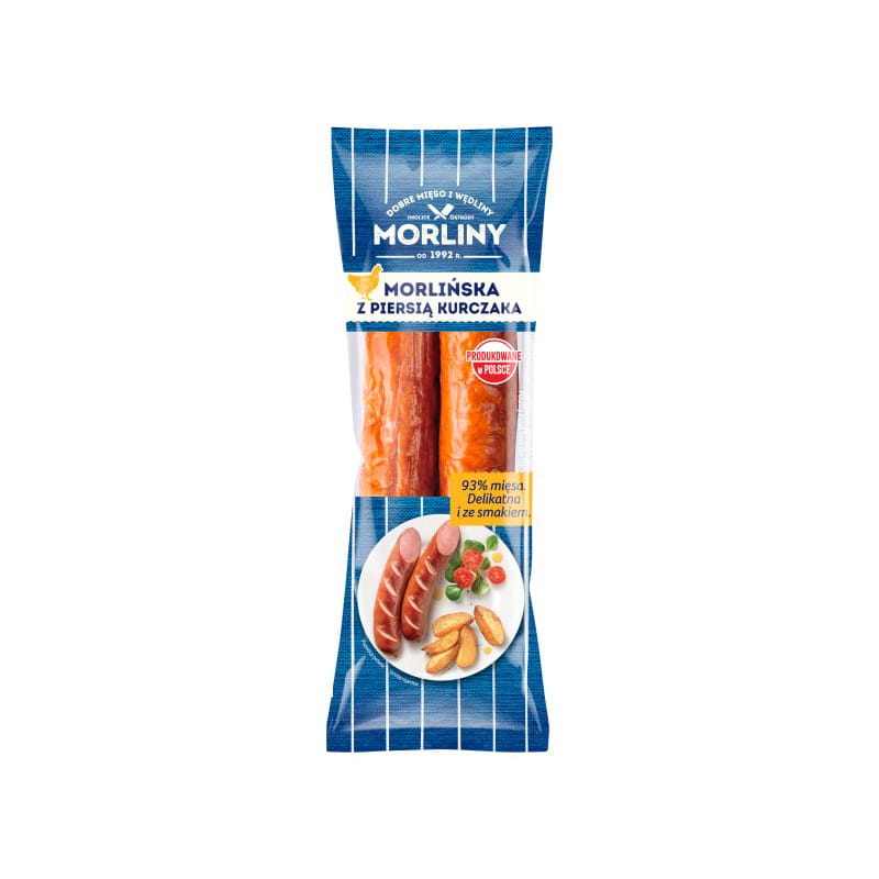 Morlina-Wurst mit Hähnchenbrust Morliny 400g