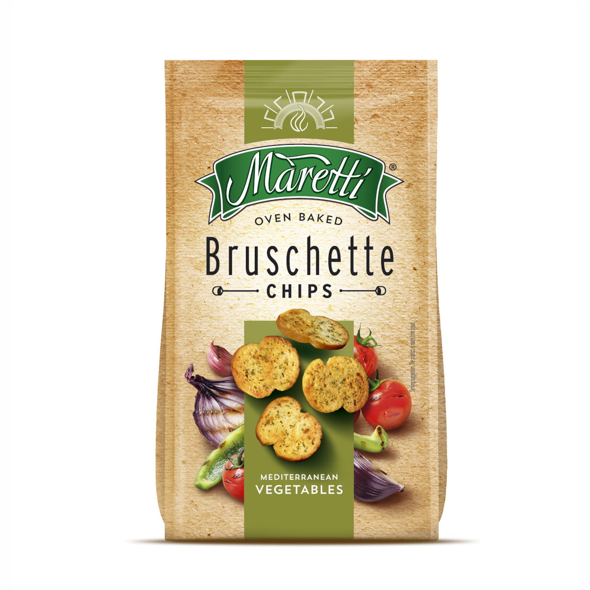 Bruschetta Maretti Brotchips, Gemüsemischung, 70 g