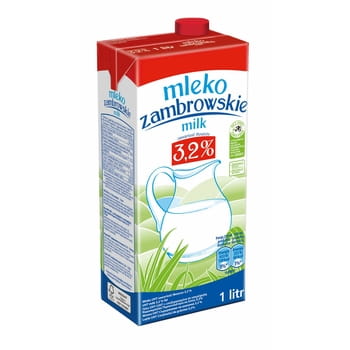 Zambrów UHT-Milch 3,2 % Mlekpol 1l