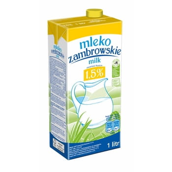 Zambrowskie UHT-Milch 1,5% Mlekpol 1l