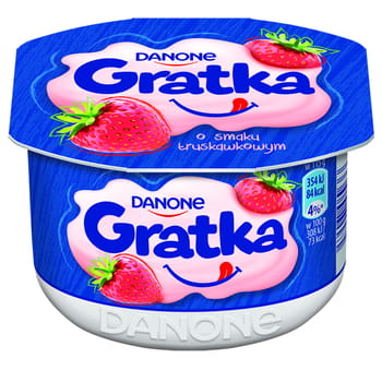 Verwöhnen Sie das Dessert mit Erdbeergeschmack Danone 115g