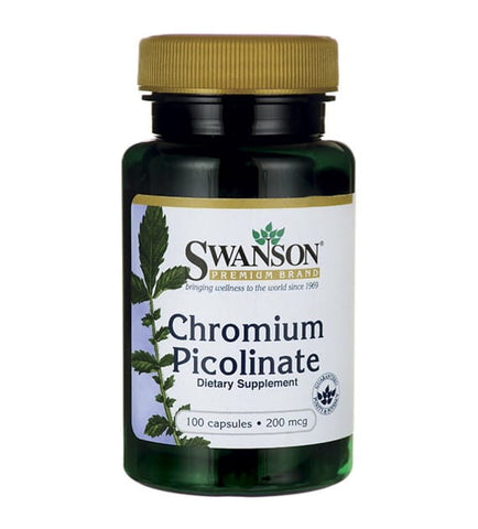 Chrompicolinat 200mcg 100 Kapseln von SWANSON