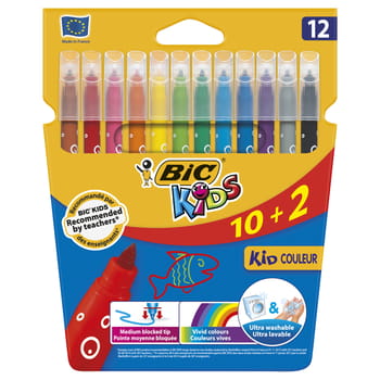 Marker 10+2 Stk. BIC Kids Kid Couleur