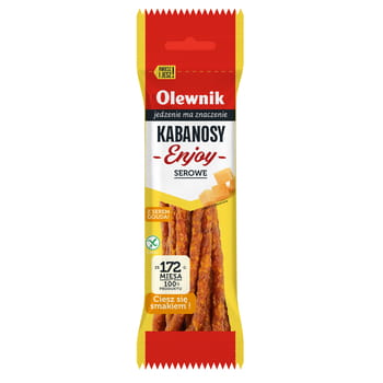 Genießen Sie Kabanos-Wurstkäse Olewnik 105g