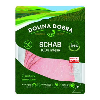 Schweinelende 100 % Fleisch ohne Konservierungsstoffe in Scheiben Dolina Dobra 100 g