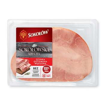 Sokołów knusprig gekochter Räucherschinken 160g Sokołów