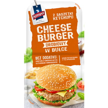 Konspol Hähnchen-Cheeseburger 320g