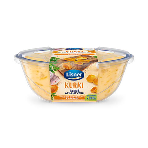 Hering in Pilzsauce mit Pfifferlingen Lisner 280g