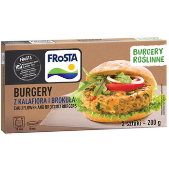 Gefrorene Blumenkohl-Brokkoli-Burger Frost 2x100g