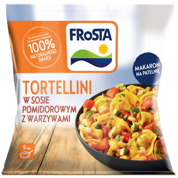 Gefrorene Tortellini mit Gemüse in Frosta-Tomatensauce 450g