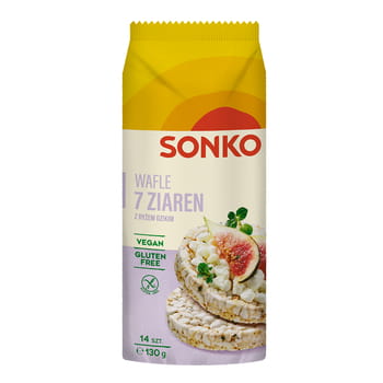 Sonko 7-Korn-Waffeln mit Wildreis 130g