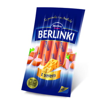 Berlinki-Frankfurter mit Morliny-Käse 250g