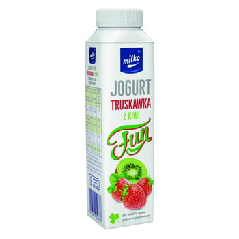 Erdbeerjoghurt mit Kiwi Milko 330ml