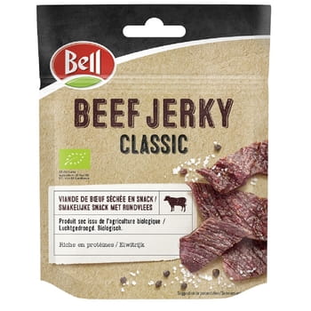 Snack Beef Jerkey klassisch Bell 25g