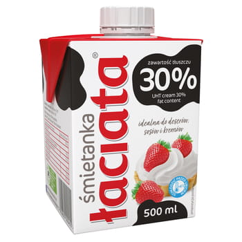 Creme 30 % Łaciata UHT Mlekpol 500 ml