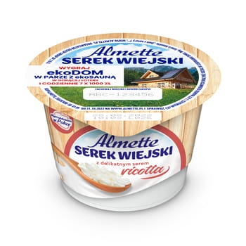 Almette-Hüttenkäse mit zartem Hochland-Ricotta-Käse 150g