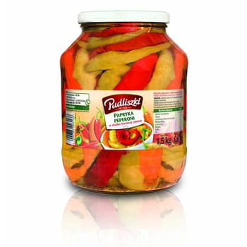 Peperoni-Pfeffer in süß-saurer Gurke Pudliszki 1,5 kg