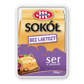 Sokół-Käsescheiben ohne Laktose Mlekovita 150g