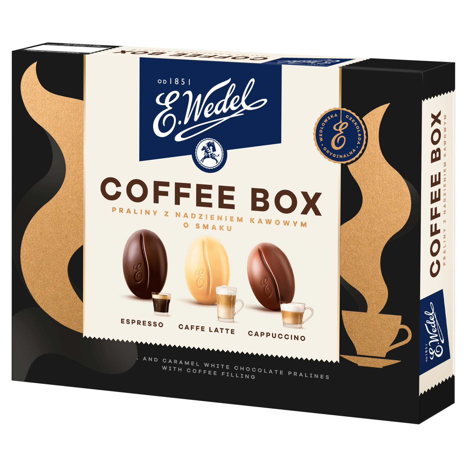 Pralinen-Kaffeebox E. Wedel 100g