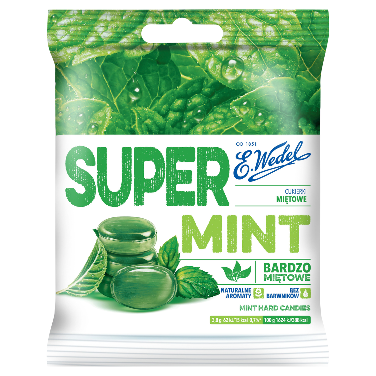 Hartbonbons Supermint E. Wedel 90g